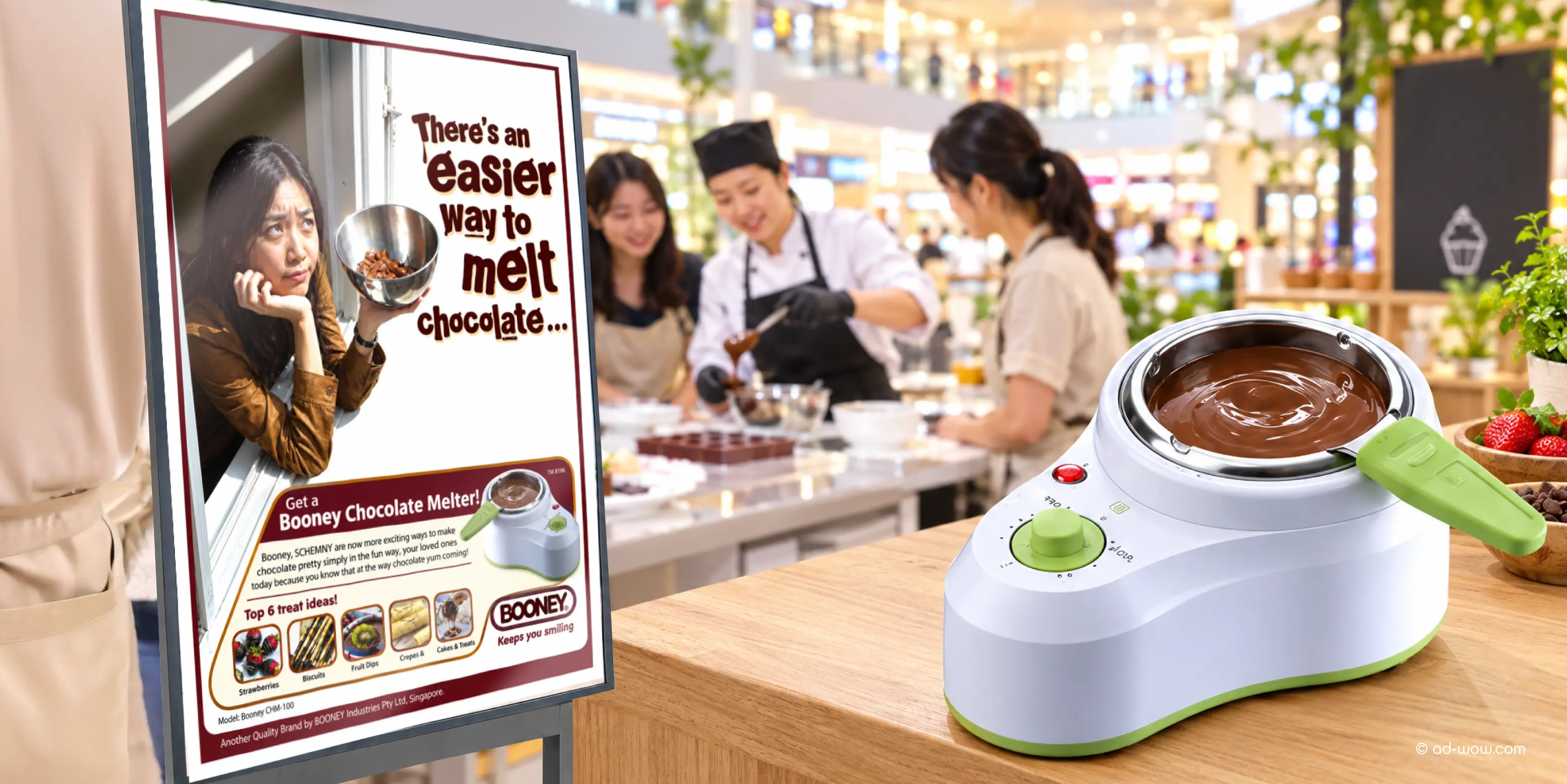 Booney home and kitchen appliance range presented in ADWOW’s brand revitalisation, Singapore