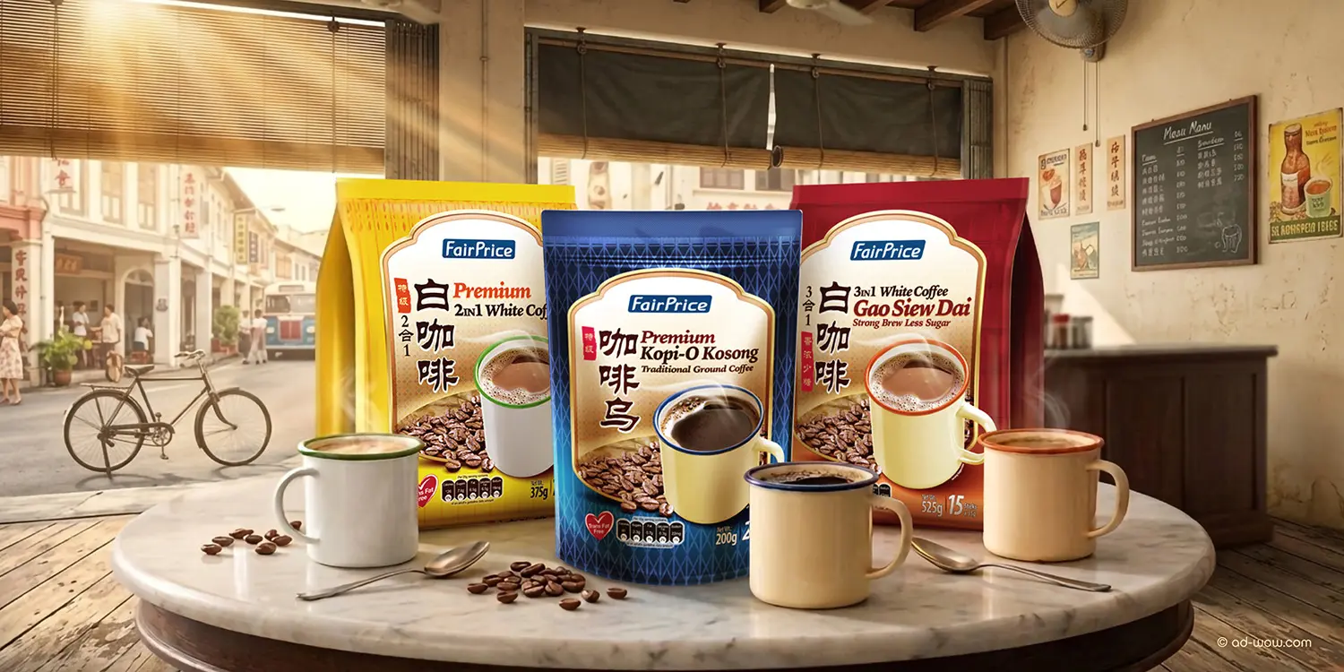 instant coffee pouch design