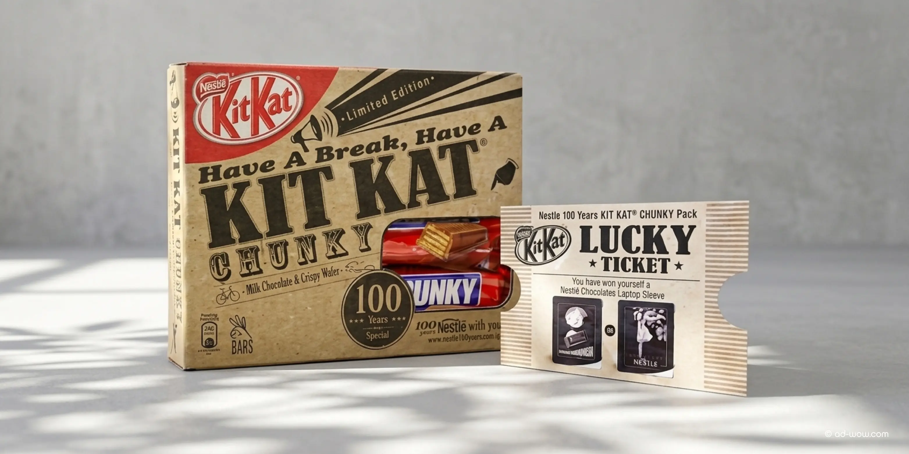 KitKat 100th anniversary limited edition packaging