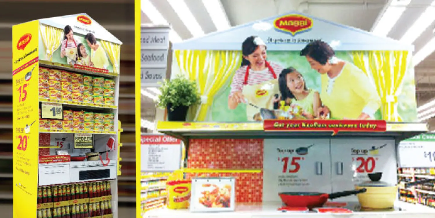 maggi promotion campaign posm design