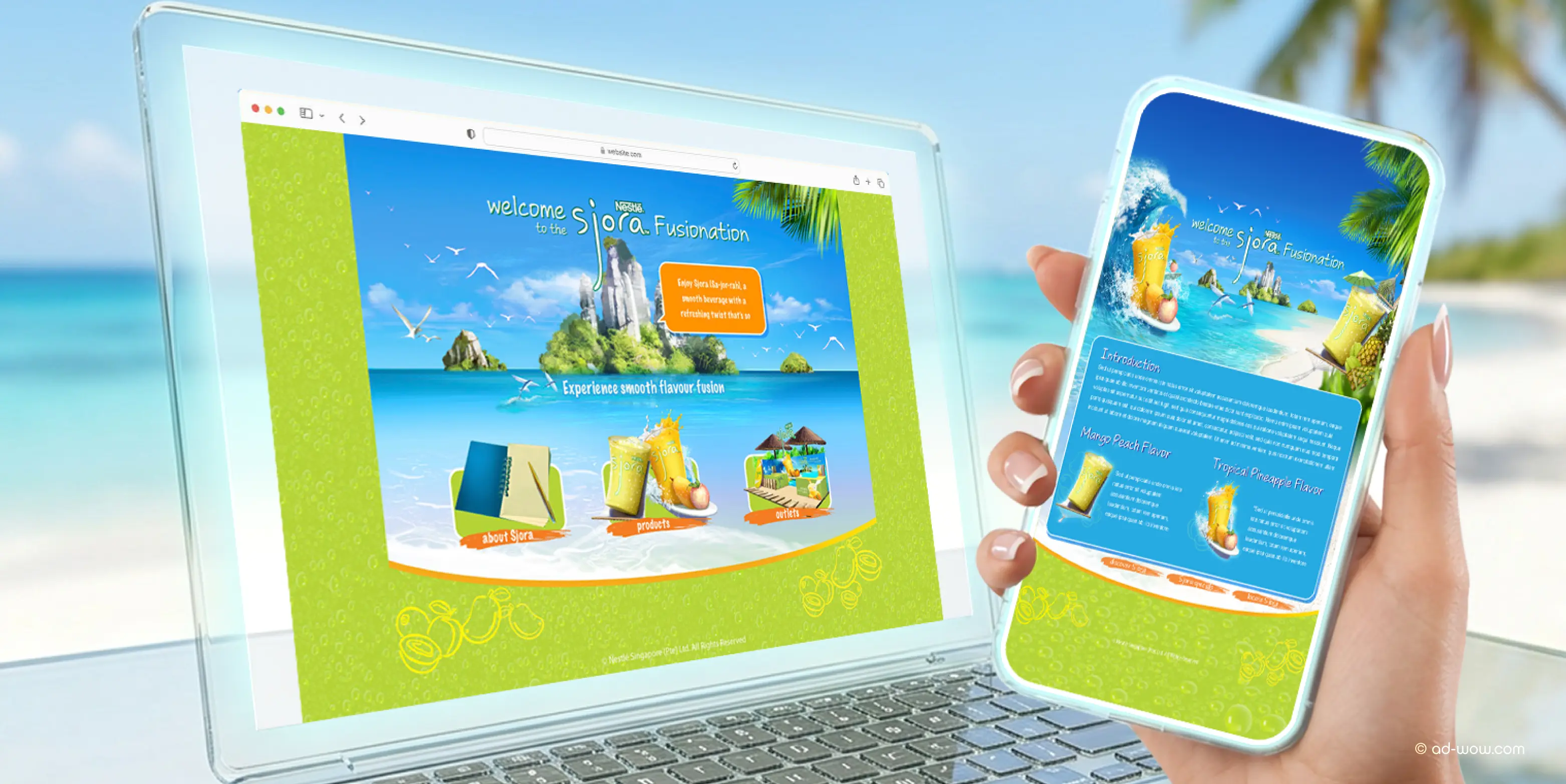 Sjora Campaign Microsite Design