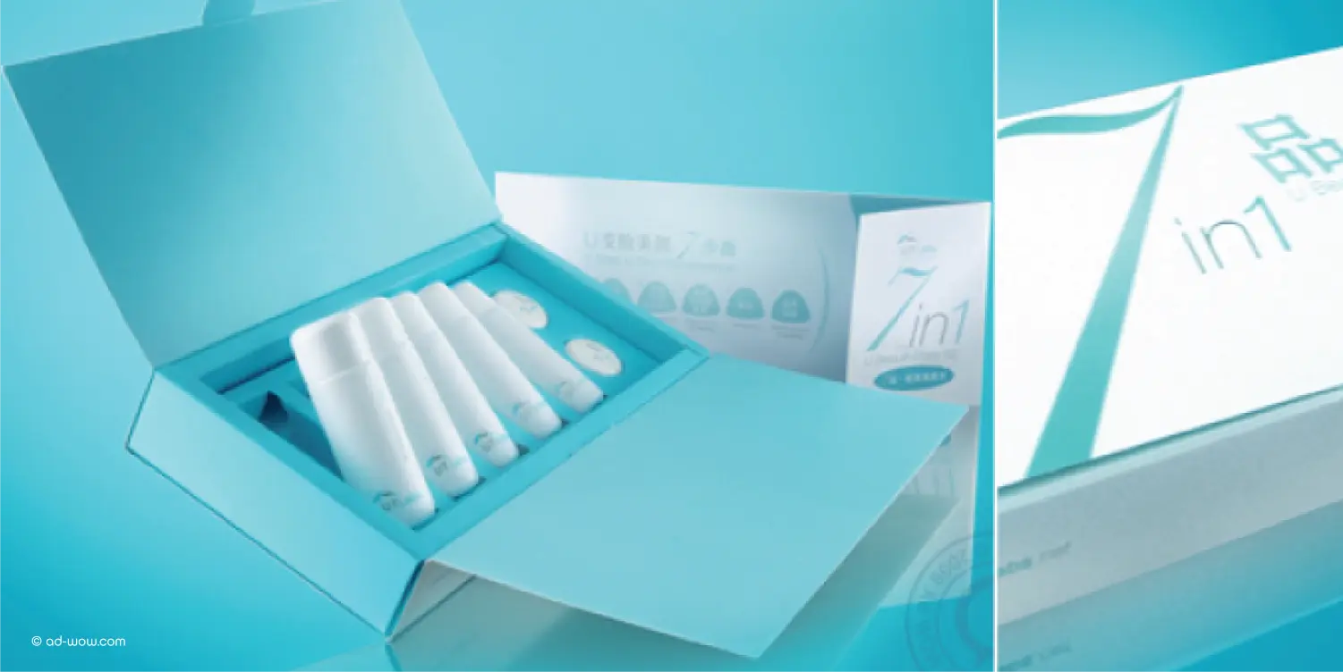 UTLabs welcome gift packaging design and premium sampling pack for brand experience.