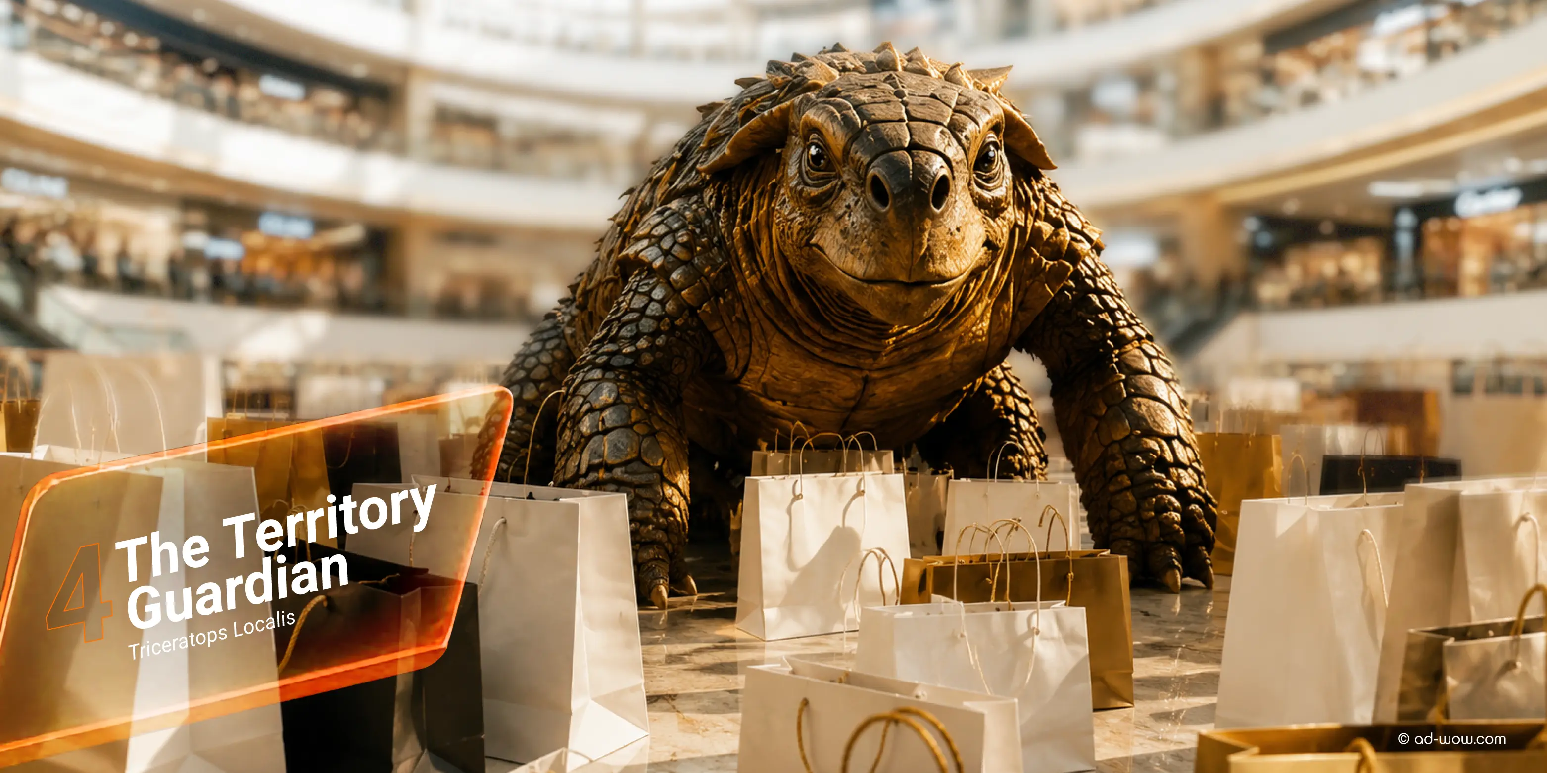 The Territory Guardian consumer species — territorial consumer behaviour across markets — Jurassic Market™ ADWOW
