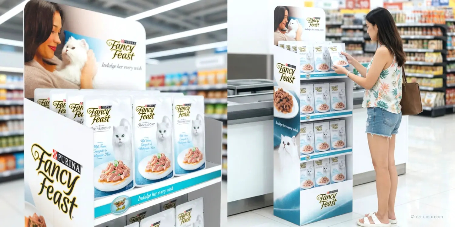 fancy feast instore design singapore