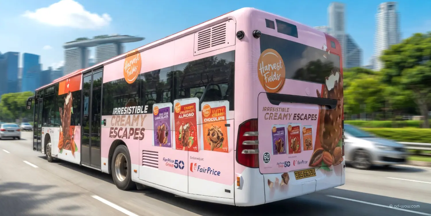 bus wrap design in singapore