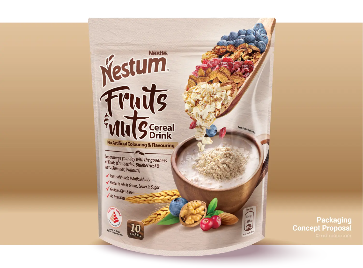 Nestum packaging design concept exploration